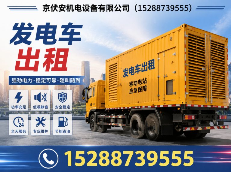 邵阳静音发电车租赁展示图