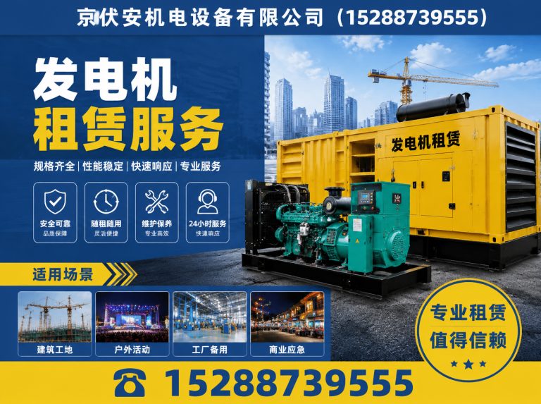 邵阳发电机租赁展示图