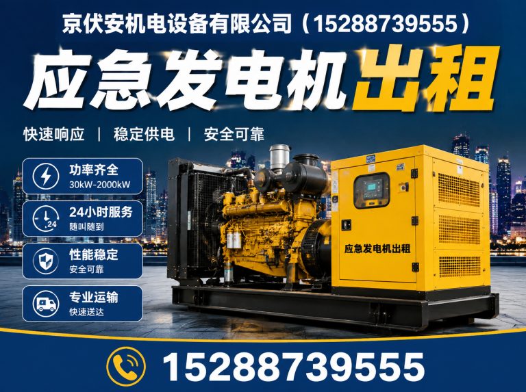 邵阳发电机出租展示图