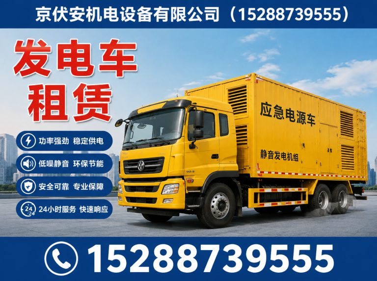 邵阳应急发电机出租展示图